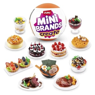 ZURU指尖收藏家之厨艺大师微缩迷你五倍惊喜球过家家DIY手作食玩