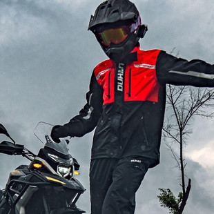 杜汉摩托车雨衣雨裤套装分体防暴雨反光骑行机车电动车骑士装备