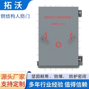 人防门钢结构防护密闭门钢制人防设备地下车库地下室防火门防爆门
