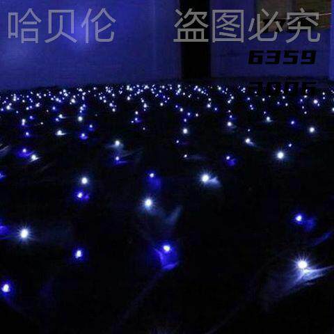 星空背景布直播舞台婚庆黑色定制装饰星光酒吧led星空幕布星空顶