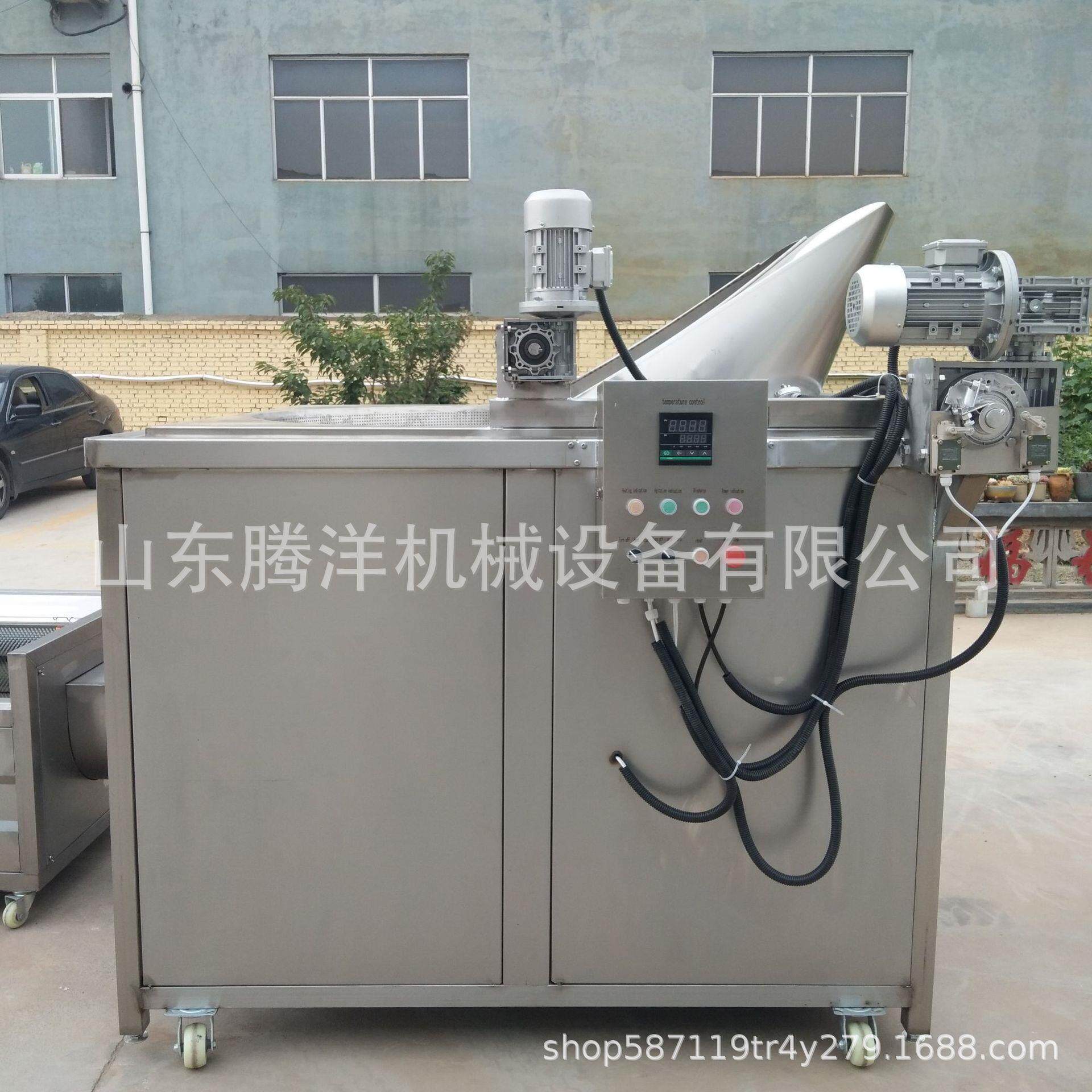 预制菜加工设备全自动肉丸鸡翅鸭脖炸鸡商用油炸锅