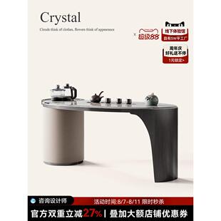 成军连锁茶几大理石无障碍豪华办公茶几和椅子组合典雅阳台微晶石