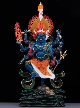 梵居佛像，佛像，金刚菩萨密宗痕迹，手绘树脂，家庭崇拜装饰品