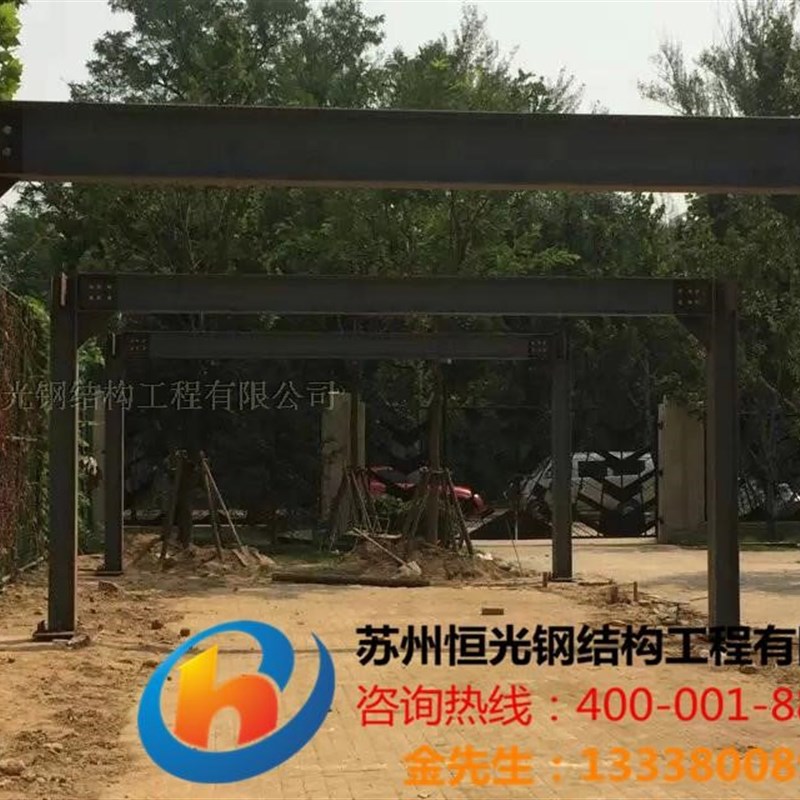 苏州彩钢板轻型钢结构别墅钢结构楼梯