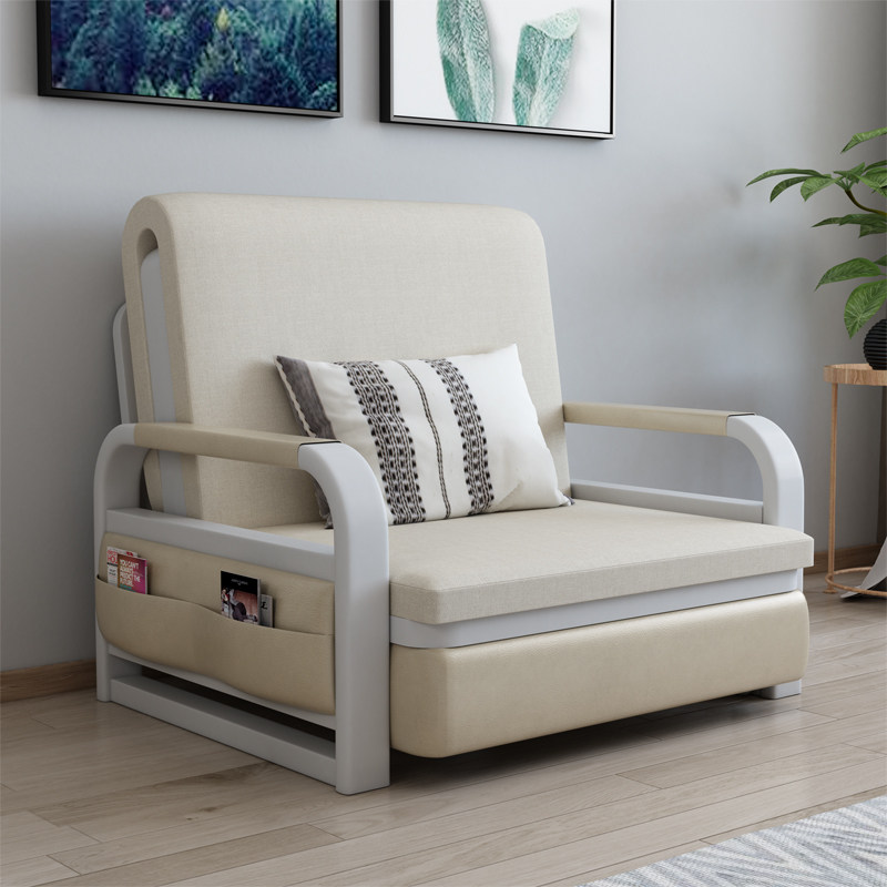 沙发床折叠两用小户型网红款布艺伸缩床阳台多功能床客厅折叠沙发,住宅家具,沙发床,淘宝优惠券,粉丝福利购,淘宝优惠卷