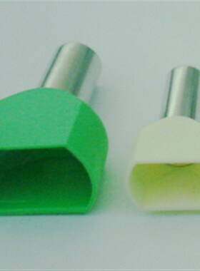 冷压接线端子 双线管状预绝缘端子 TE2513 紫铜 1000只 2*2.5平方