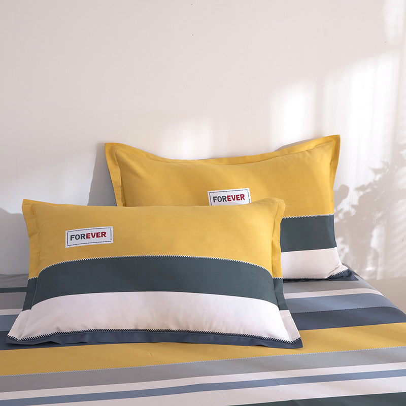 thumbnail for 2025 New Pure Cotton Pillowcases 100% Cotton Pillowcases Set of Two 48X74Cm Single Pillowcase Large Size for Home Use