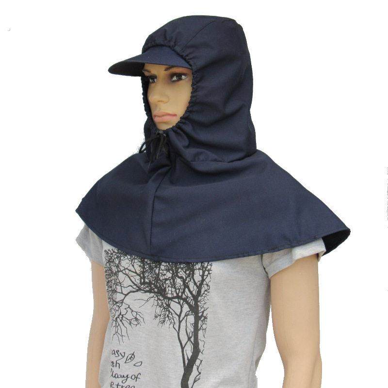 防尘披肩风帽男女夏季薄款防晒装修施工秋收庄稼园林清扫卫生帽子