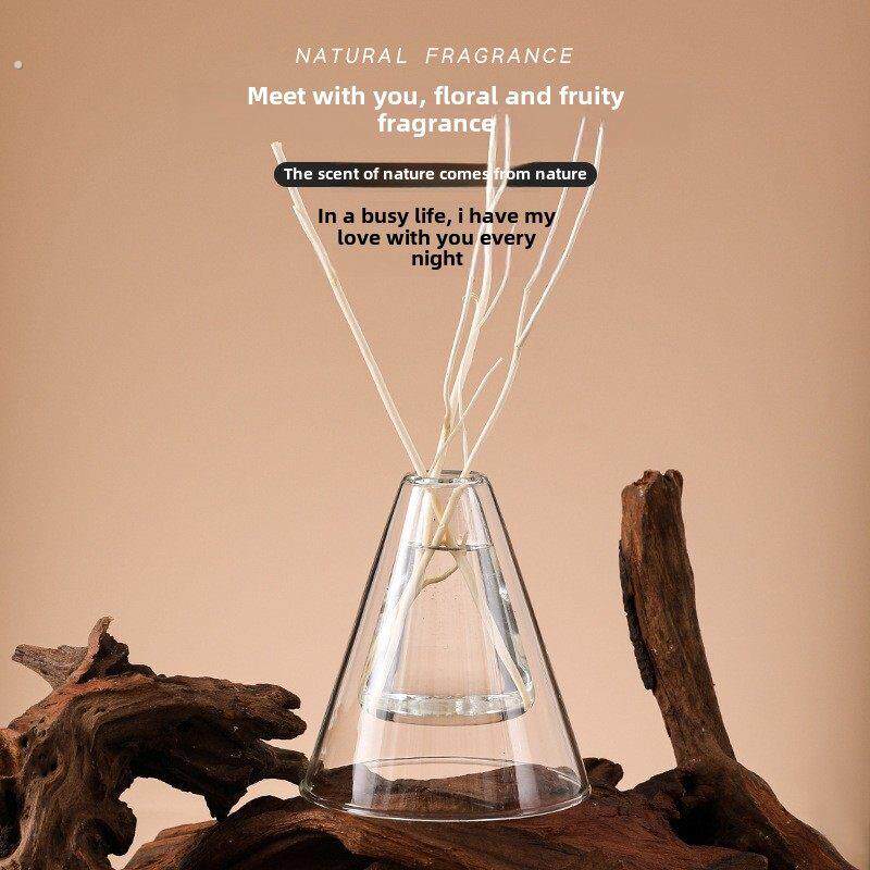 小红书无火香薰瓶精油简约高级感藤条香氛扩香器室内酒店空瓶摆件
