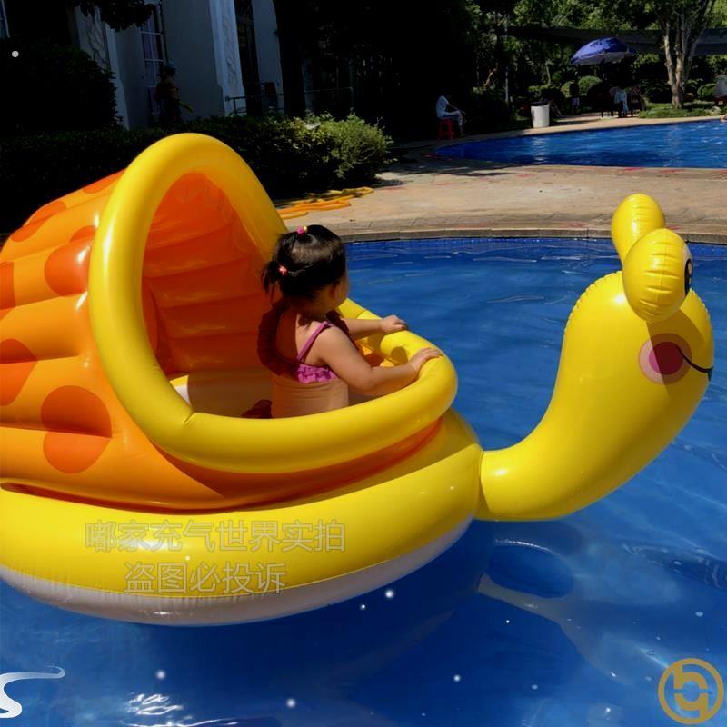 儿童游泳圈3岁以上学生泳池玩水创意男童小孩游泳装备泳圈坐骑