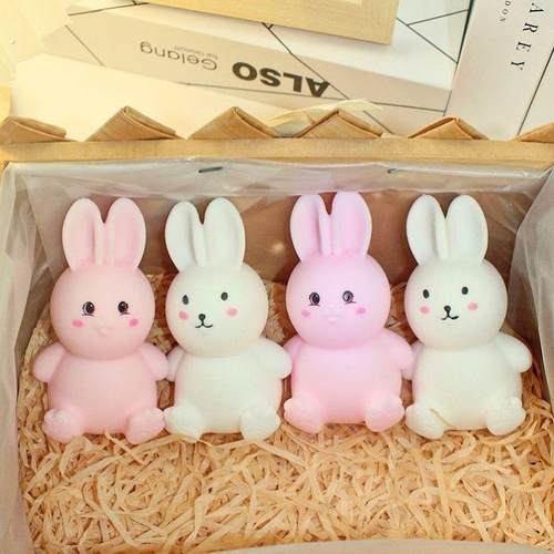 热款解压可爱萌萌兔子造型捏捏乐慢回弹好玩玩具少女学生奖品礼物