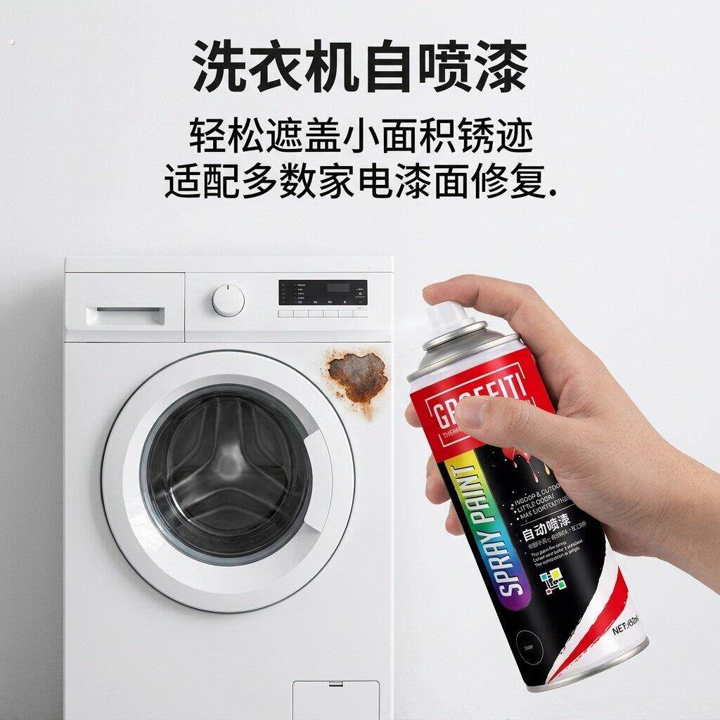 洗衣机修补漆划痕生锈掉漆翻新专用漆面修复神器外壳补色改色喷漆