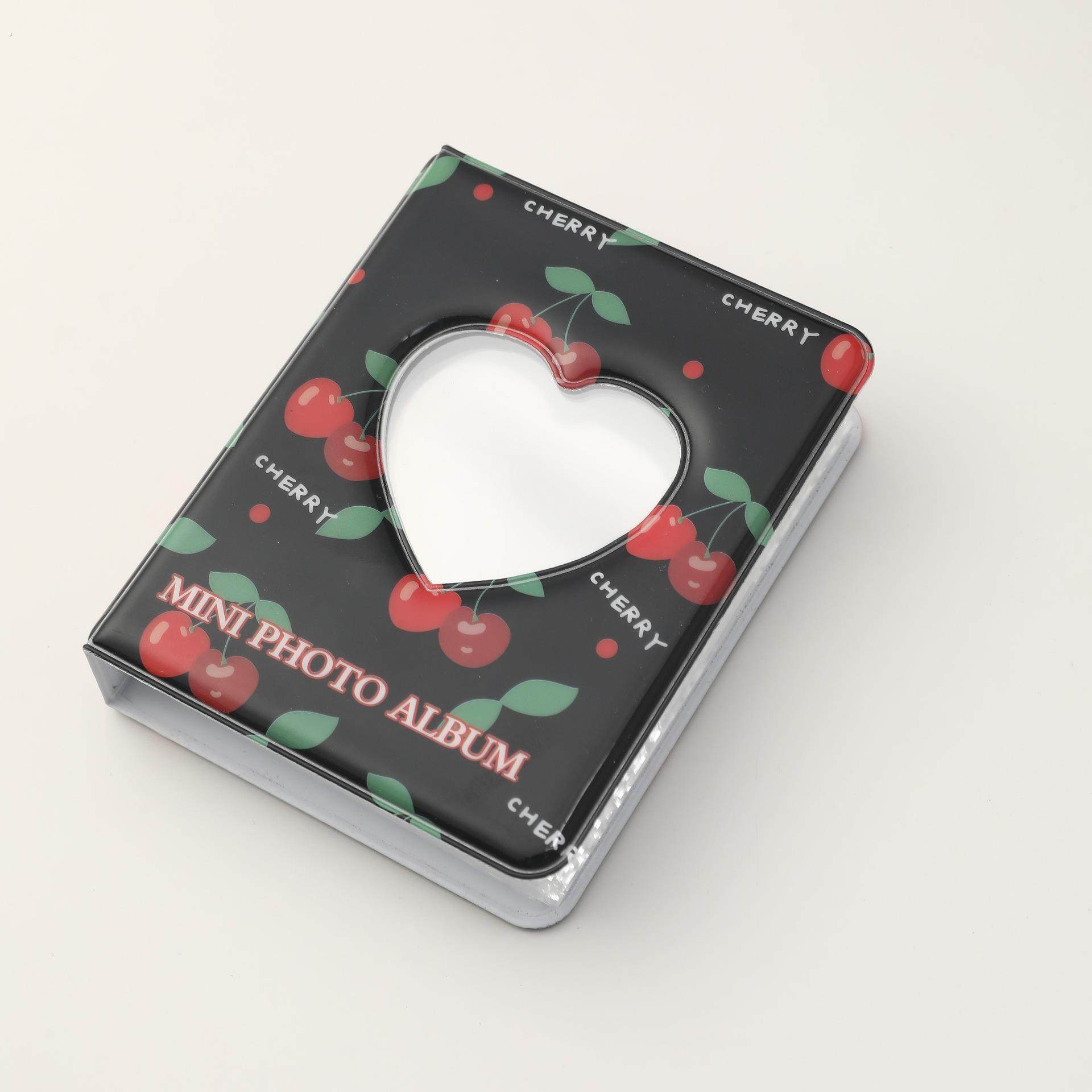 可爱心形3寸单格相册照片相册追星爱豆专辑小卡收纳册迷你卡册