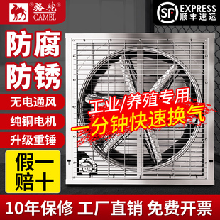 骆驼负压风机工业排风扇大功率强力通风换气扇工厂车间排气抽风机