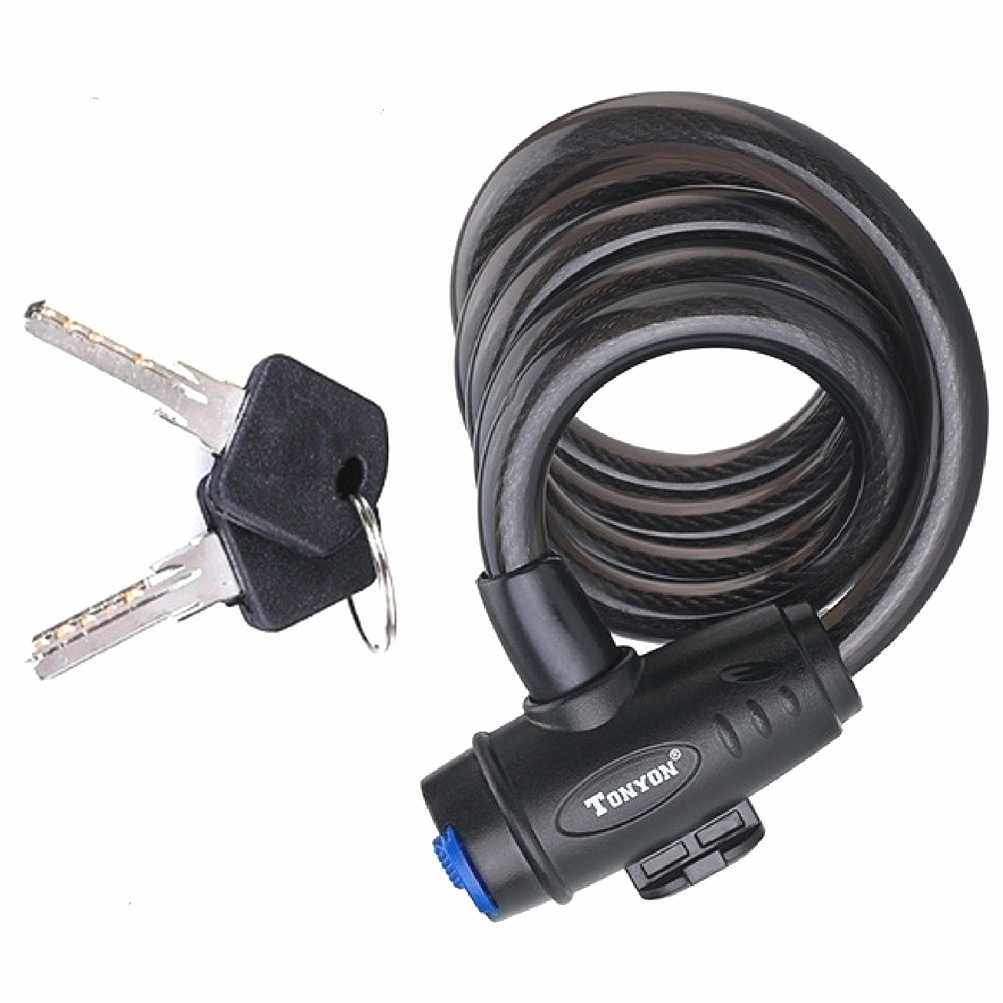 TONYN0通用锁大全自行车锁山地车钢缆钢丝防盗条形锁带锁扣,自行车/骑行装备/零配件,自行车锁,淘宝优惠券,粉丝福利购,淘宝优惠卷