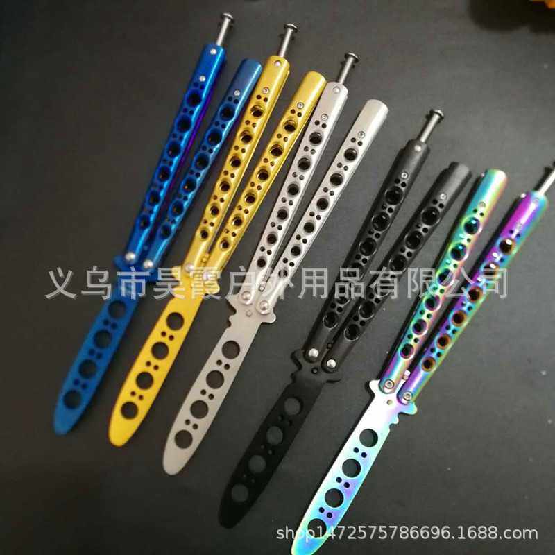 不锈钢甩刀练习工具 美国蝴蝶训练工具 练习梳子 未开刃,五金/工具,其它工具,淘宝优惠券,粉丝福利购,淘宝优惠卷