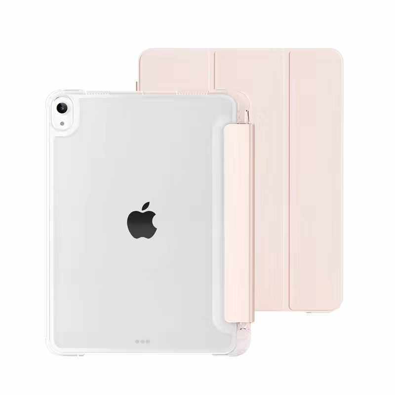 适用2024新款ipadair6保护壳pro11英寸三折透明笔槽MINI6防摔气囊,3C数码配件,平板电脑保护套/壳,淘宝优惠券,粉丝福利购,淘宝优惠卷