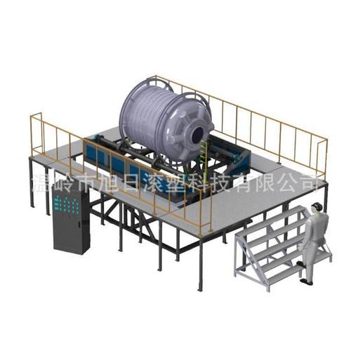 温岭旭日CS-3000摇摆式节能滚塑机 水马检查井化粪池设备厂家