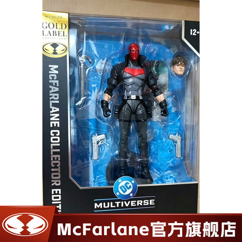 【现货】麦克法兰mcfarlane收藏家系列 红头罩 1/10可动手办