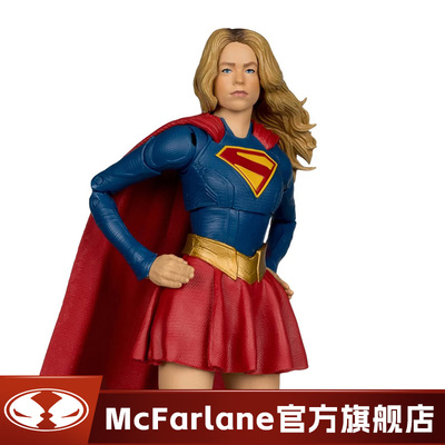 【现货】 麦克法兰  DC系列 超级少女 超女挂卡 1/10可动手办