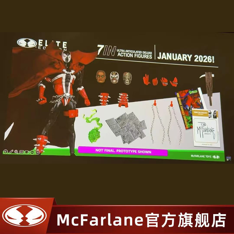 【预计12月】麦克法兰mcfarlane精英版再生侠1/10可动手办模玩