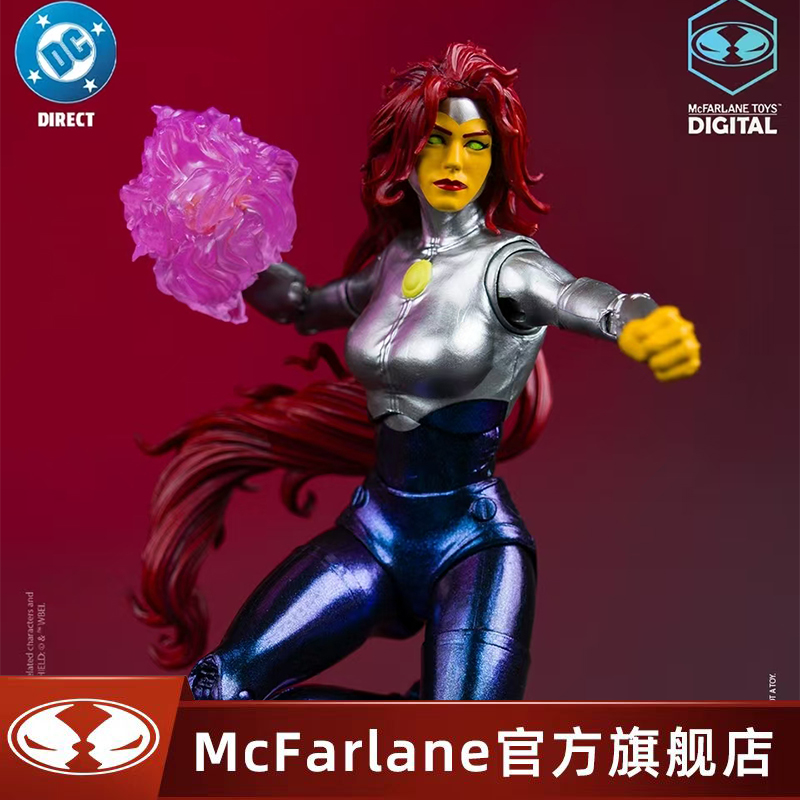 【现货】麦克法兰mcfarlane DC 黑火 1/10可动手办模型
