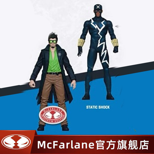 【预计12月】麦克法兰mcfarlane星侠杰克·奈特静电侠 1/10手办