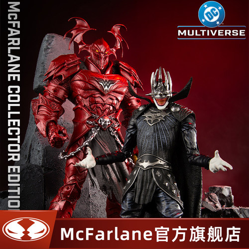 【现货】麦克法兰mcfarlane狂笑蝠无情者双人套1/10手办摆件玩具