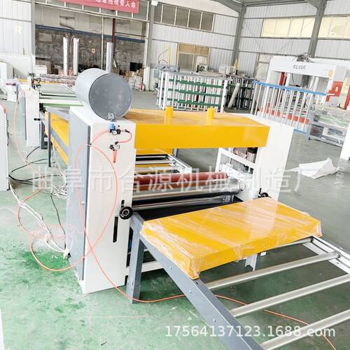热胶高光膜贴面机 辊胶镀铬辊复压一次成型平贴机 冷胶平贴机