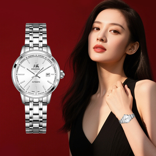 防水夜光透底国产 上海手表女3019自动机械表简约时尚 圣诞礼物