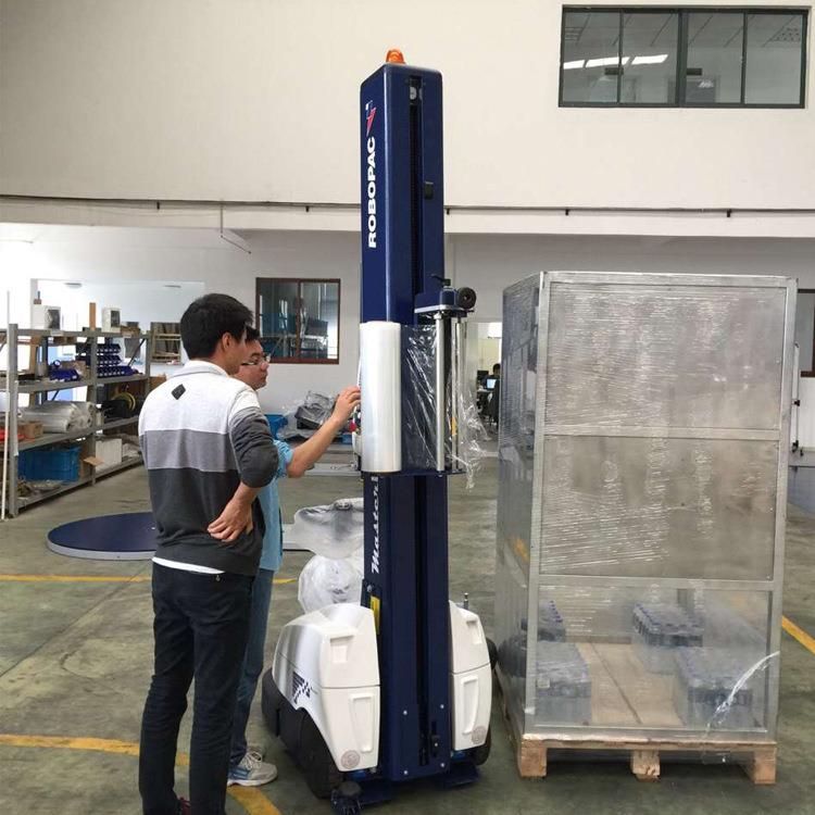 意大利ROBOPAC自动缠绕包装机MASTER80 自走式机器人 缠绕机器人