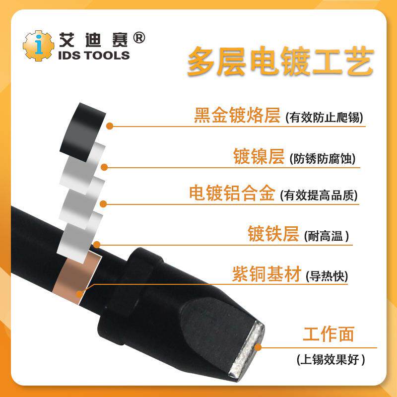 自动焊锡机烙铁头600W纯铜焊头20D/30D/4/60D焊嘴手柄电烙铁头