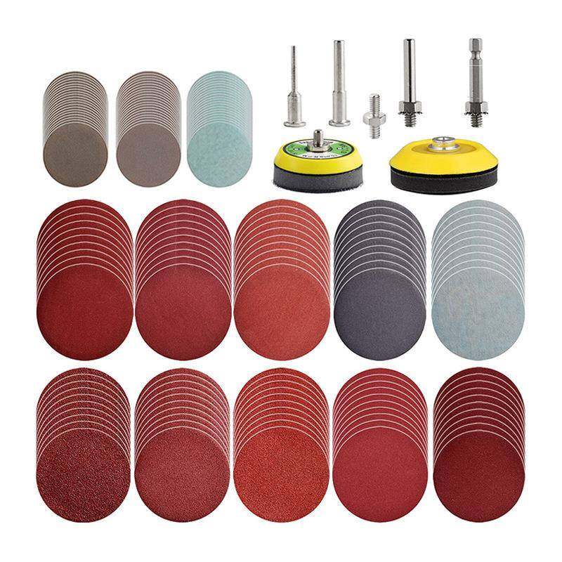 160+42寸寸混装植绒砂纸片套装圆盘背绒砂纸打磨自粘式抛光磨光,标准件/零部件/工业耗材,砂纸,淘宝优惠券,粉丝福利购,淘宝优惠卷