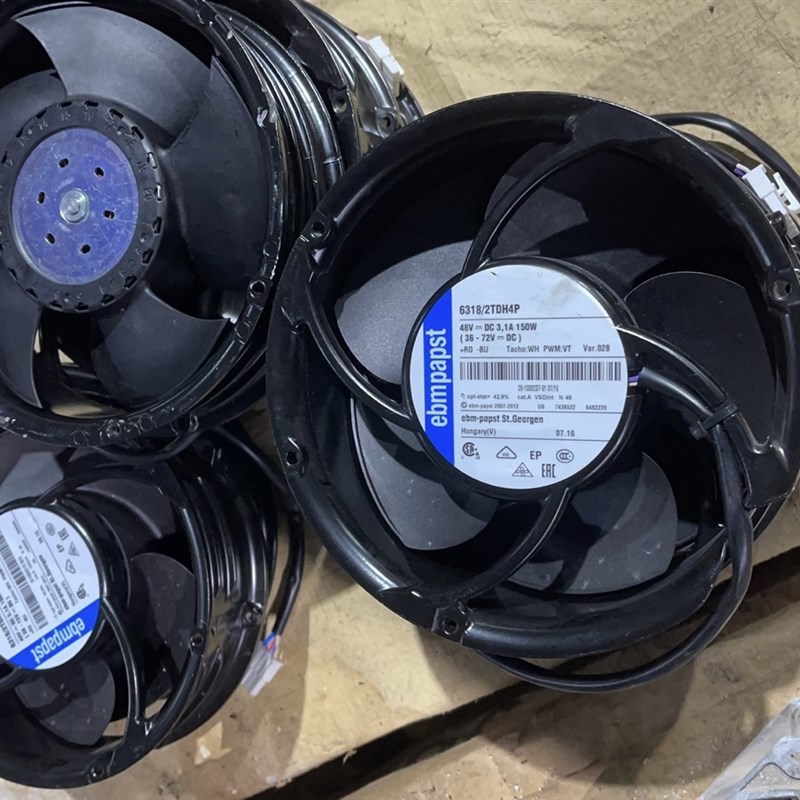 德国ebmpapst 6318/19HPU 6318/2TDHHP/2TDH4P 48V 四线pwm风扇