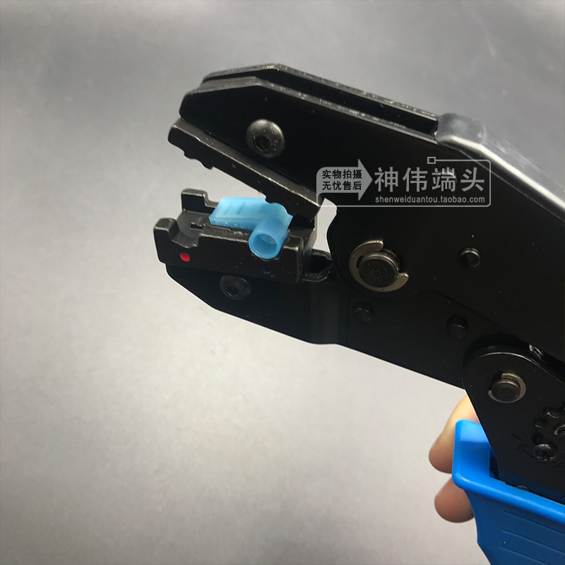 LX-07FL 尼龙旗形/型母绝缘接头插簧专用钳 棘轮式端子压线钳欧型