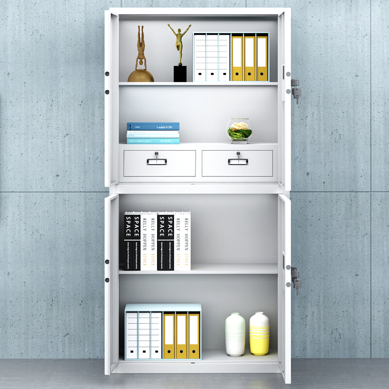 保密柜双保险铁皮柜密码锁办公资料档案柜钢制矮柜电子密码文件柜