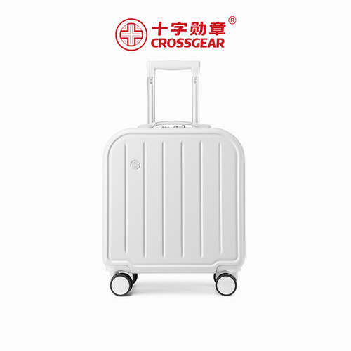 CROSSGEAR十字勋章瑞军士刀18寸小号前开盖拉杆登机密码旅行李箱