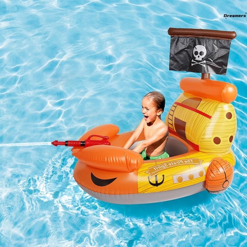 兒童充氣坐漂浮樂園游泳圈