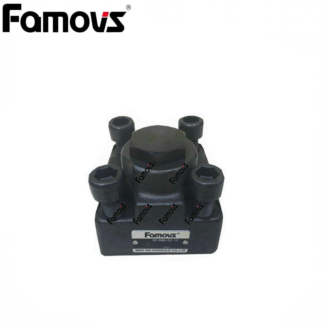 CV-10G-30-10供明欣台湾直角板式单向阀 非ISO标准 单向保压时长