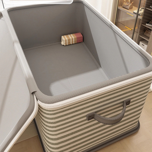 带锁衣服收纳箱密码家用衣柜装衣服被子玩具整理盒折叠储物箱神器