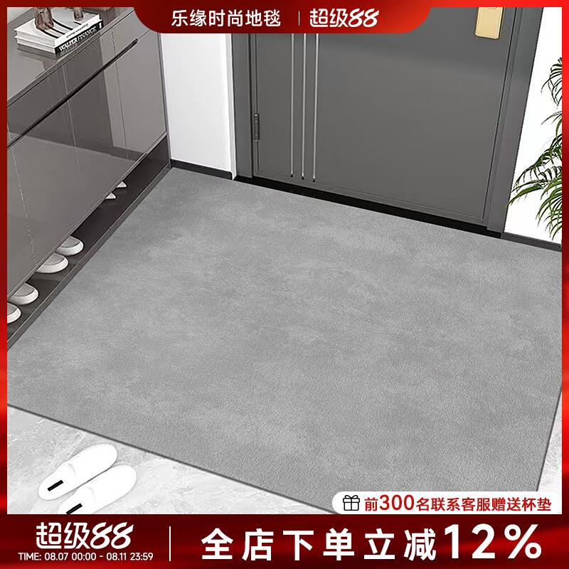 纯色入户门地垫进门大门口门垫家用防滑脚垫可擦免洗皮革地毯pvc