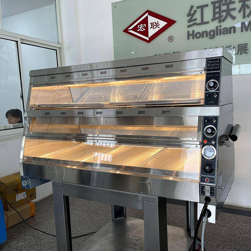 保温柜商用炸鸡汉堡展示柜熟食品面包蛋挞恒温箱加热柜