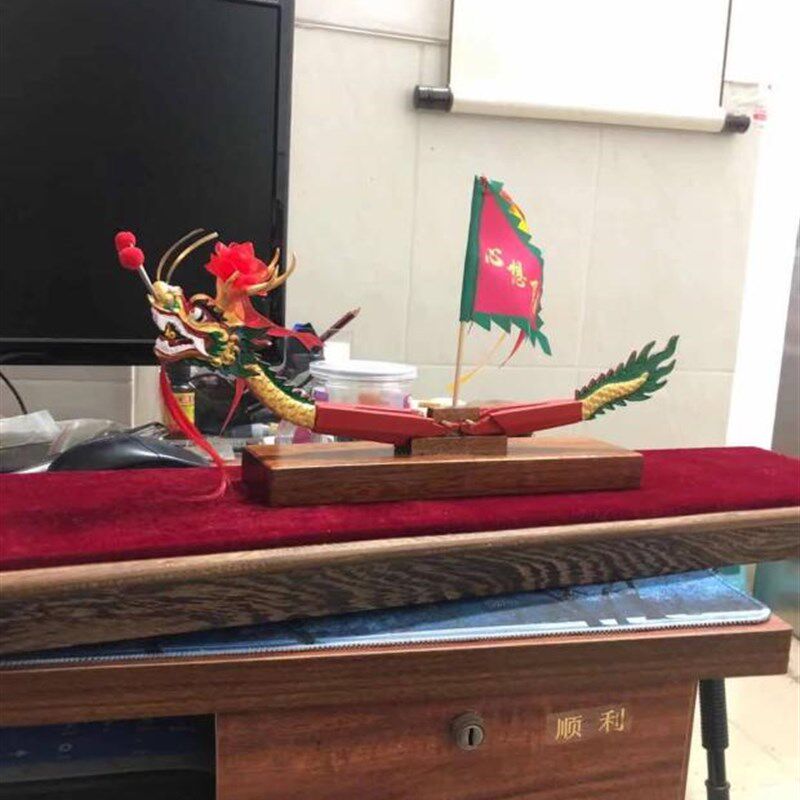复古怀旧工艺船中式木制工艺品送外国友人龙舟纪念礼物