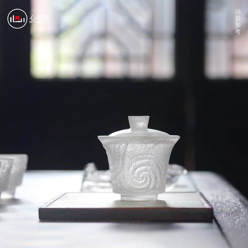 心缘堂琉璃茶器套装【若水套装】盖碗公道品茗杯功夫杯茶杯,餐饮具,茶杯,淘宝优惠券,粉丝福利购,淘宝优惠卷