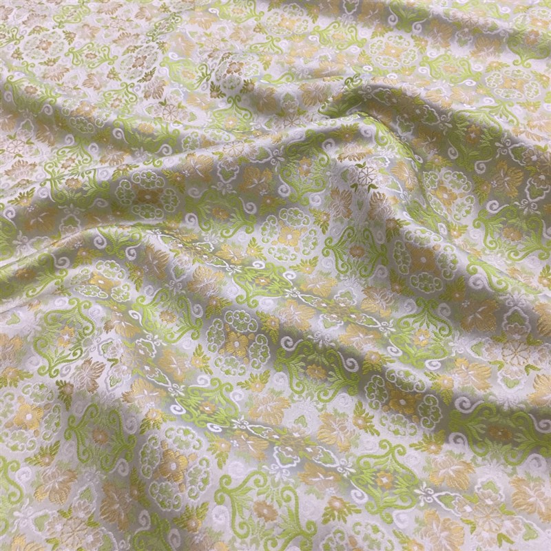 新中式面料提花云锦仿宋锦布料老钱风娃衣服装马甲包边包装礼锦盒
