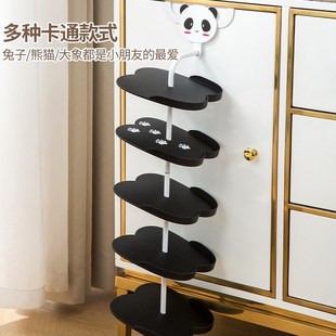 儿童鞋架挂式小型宝宝专用卡通多层收纳鞋柜可悬挂省空间门口简易