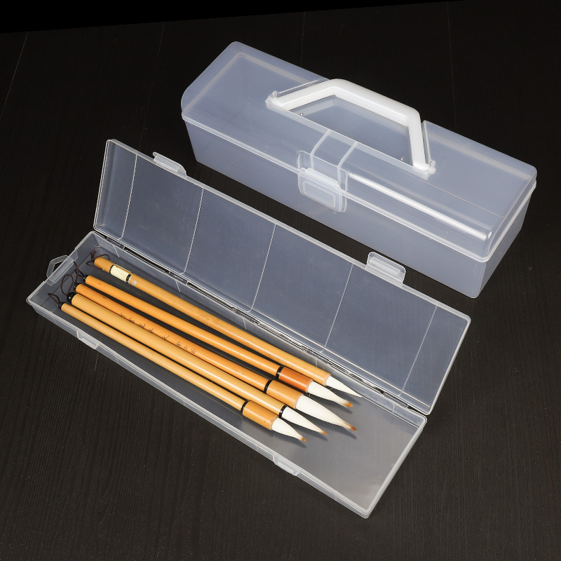 多功能笔筒伸缩塑料收纳盒子简约清新学生便携式收纳毛笔铅笔水粉