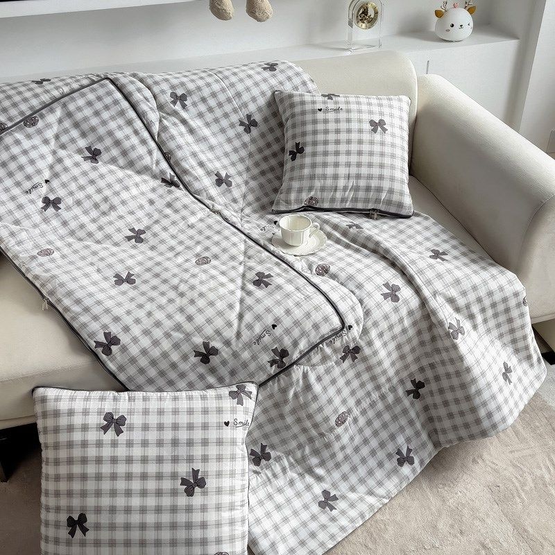 抱枕被子两用小清新二合一办公室午睡毯子车载车用护腰靠垫子四季,居家布艺,抱枕被,淘宝优惠券,粉丝福利购,淘宝优惠卷