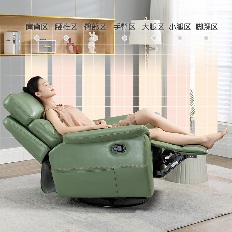 多功能头等太空沙发舱单人电动可躺可睡摇椅客厅科技布艺懒人休闲