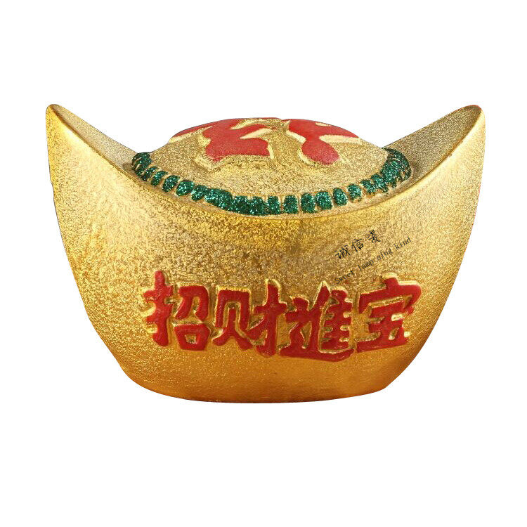 陶瓷金元宝存钱罐创意大号硬币储蓄罐儿童礼物开业招财高档摆件